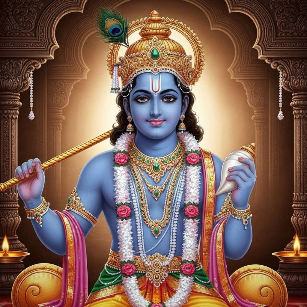 Lord Krishna - Divine King